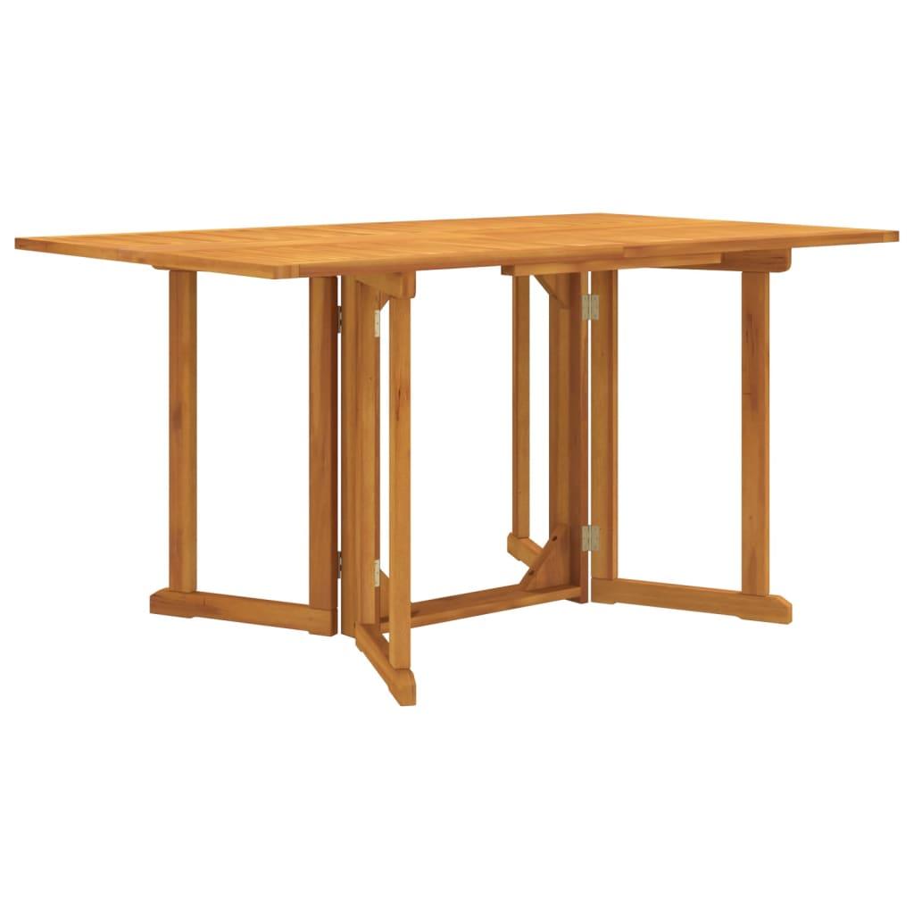 Mesa de jardín plegable Butterfly madera de teca