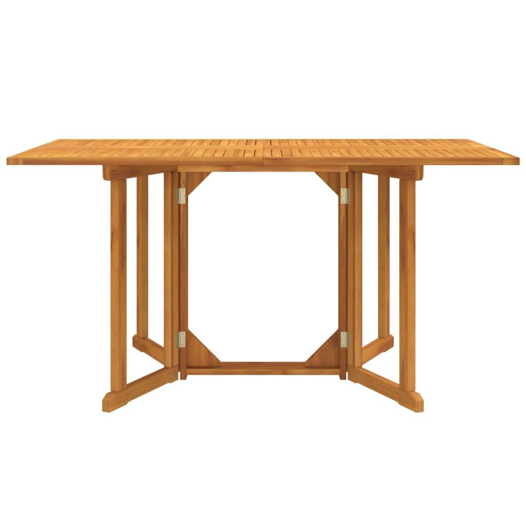 Mesa de jardín plegable Butterfly madera de teca