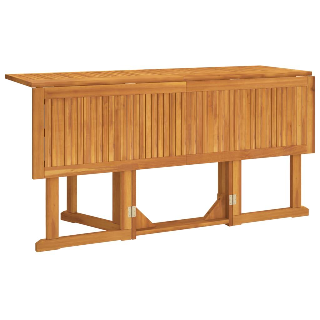 Mesa de jardín plegable Butterfly madera de teca