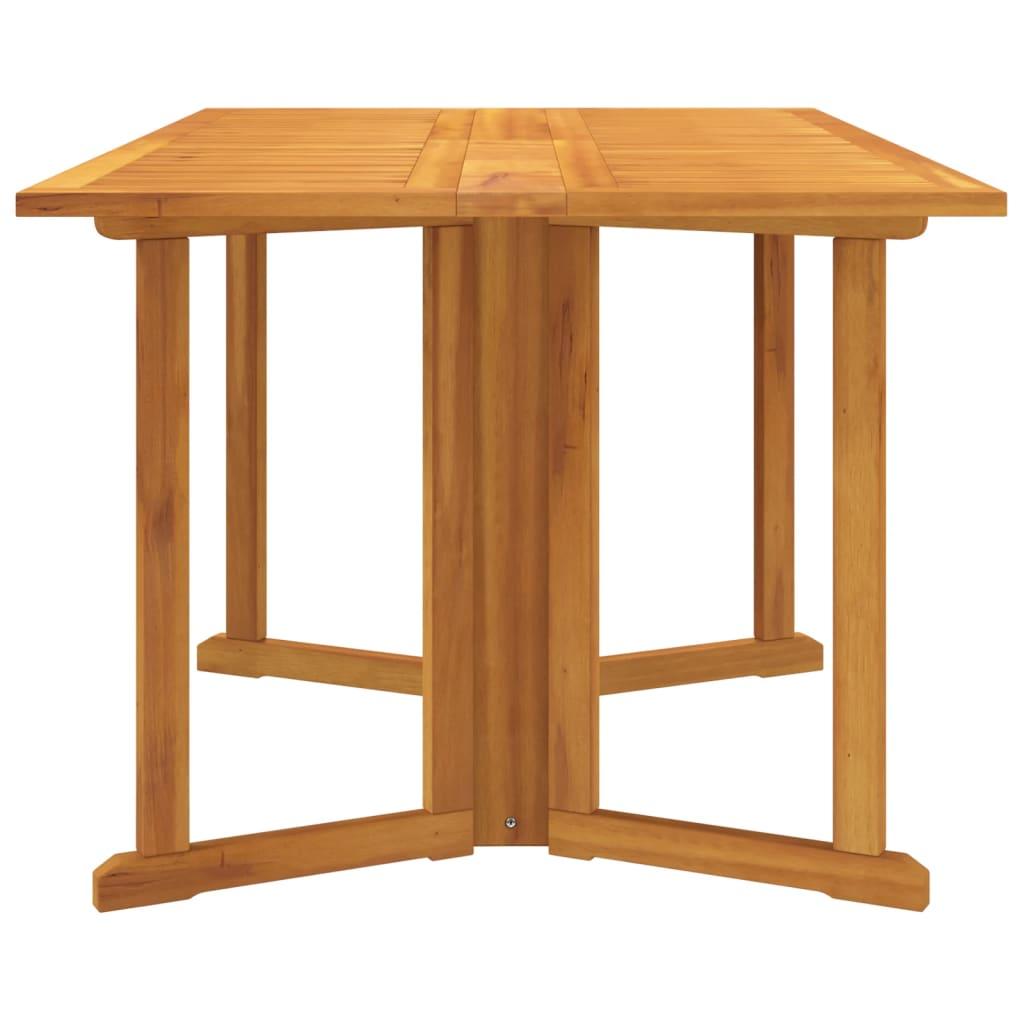 Mesa de jardín plegable Butterfly madera de teca