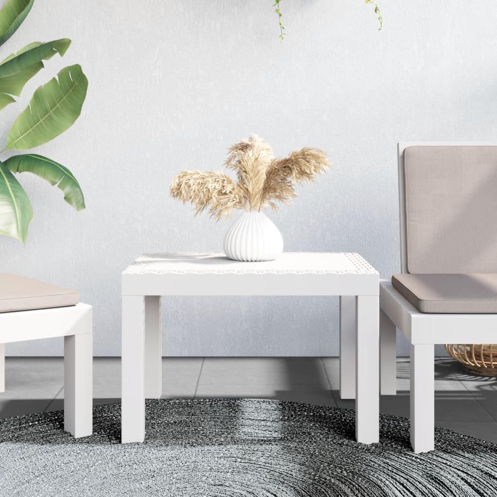 Mesa de jardín PP 59x47x40 cm
