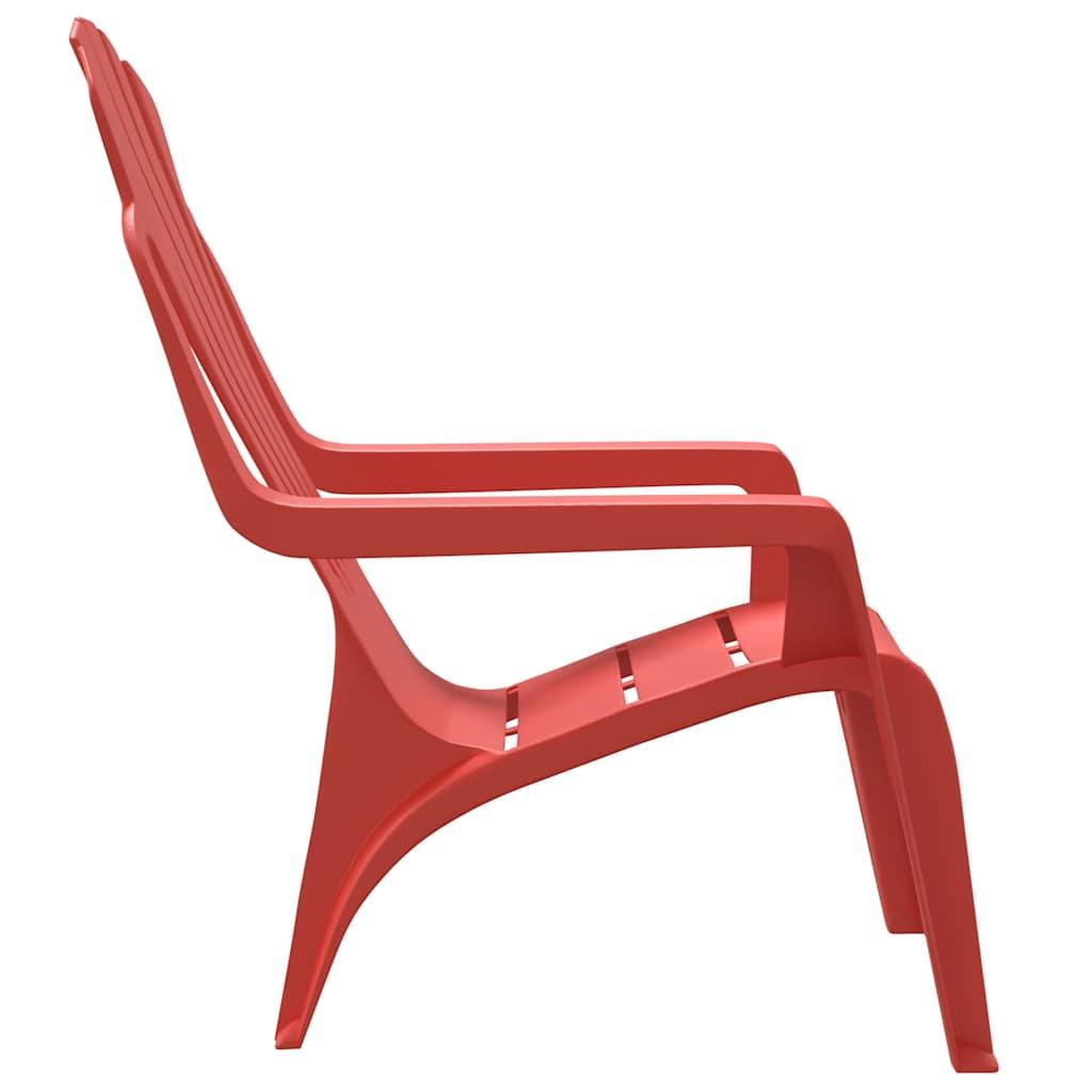 Sillas de jardín niños 2 uds aspecto madera PP rosa 37x34x44 cm