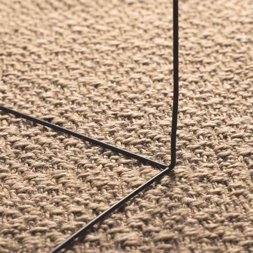Alfombra ZIZUR apariencia de yute interior y exterior 160x230 cm