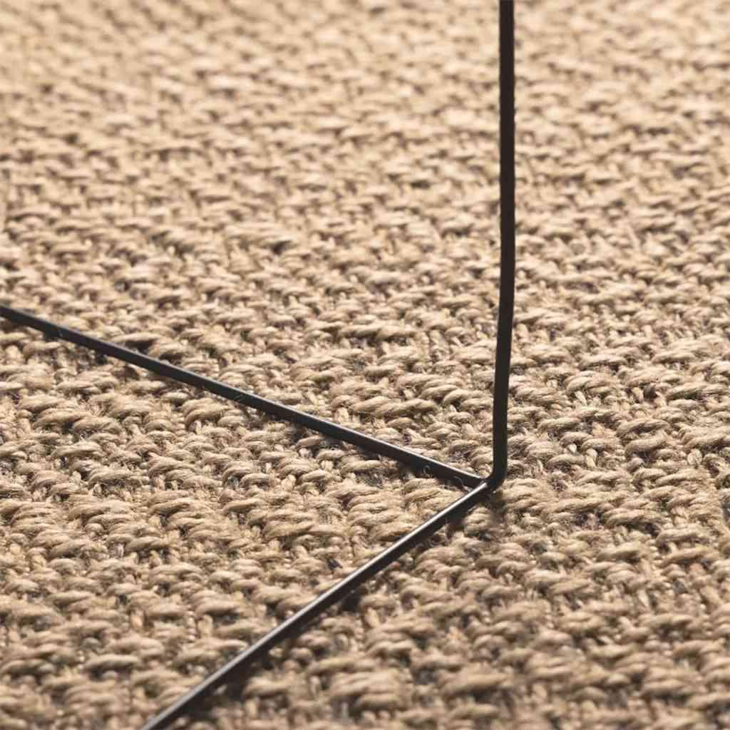 Alfombra ZIZUR apariencia de yute interior y exterior 160x230 cm