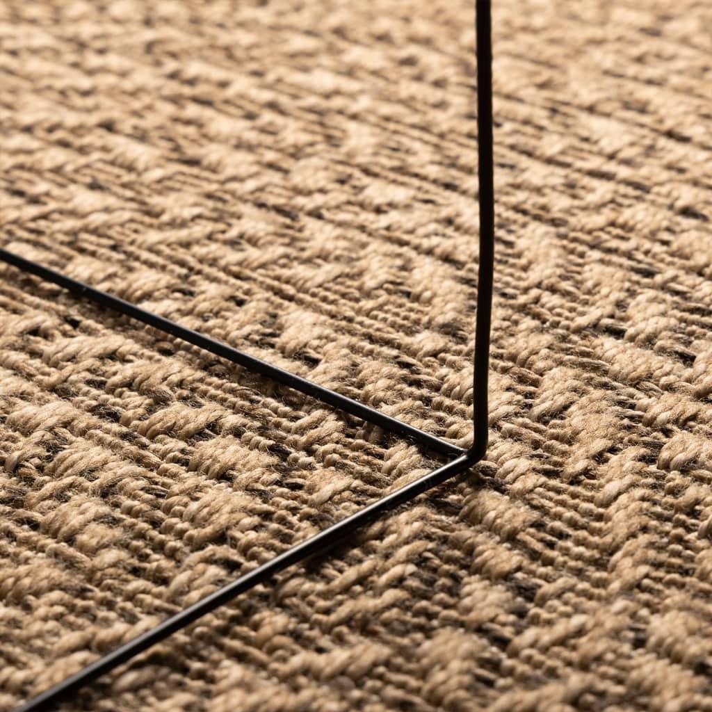 Alfombra ZIZUR apariencia de yute interior y exterior 160x230 cm