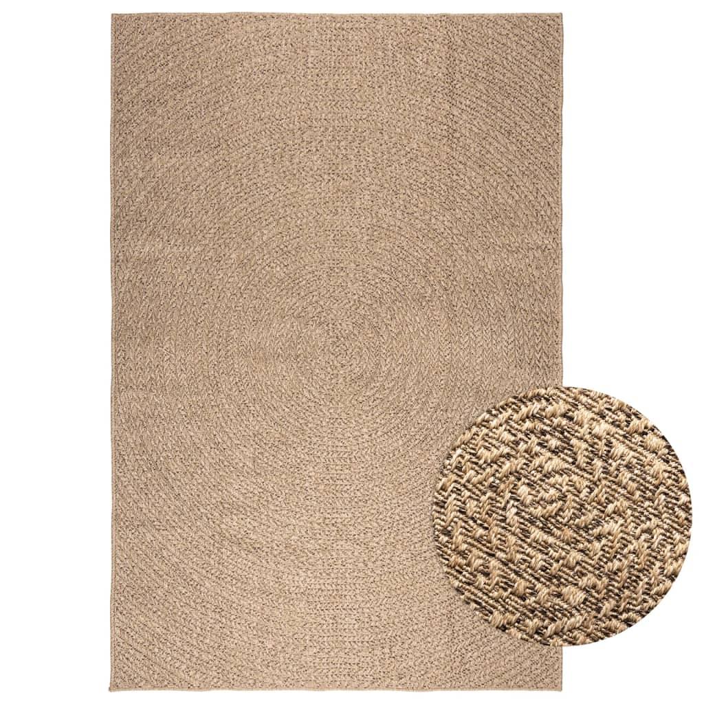 Alfombra ZIZUR apariencia de yute interior y exterior 160x230 cm