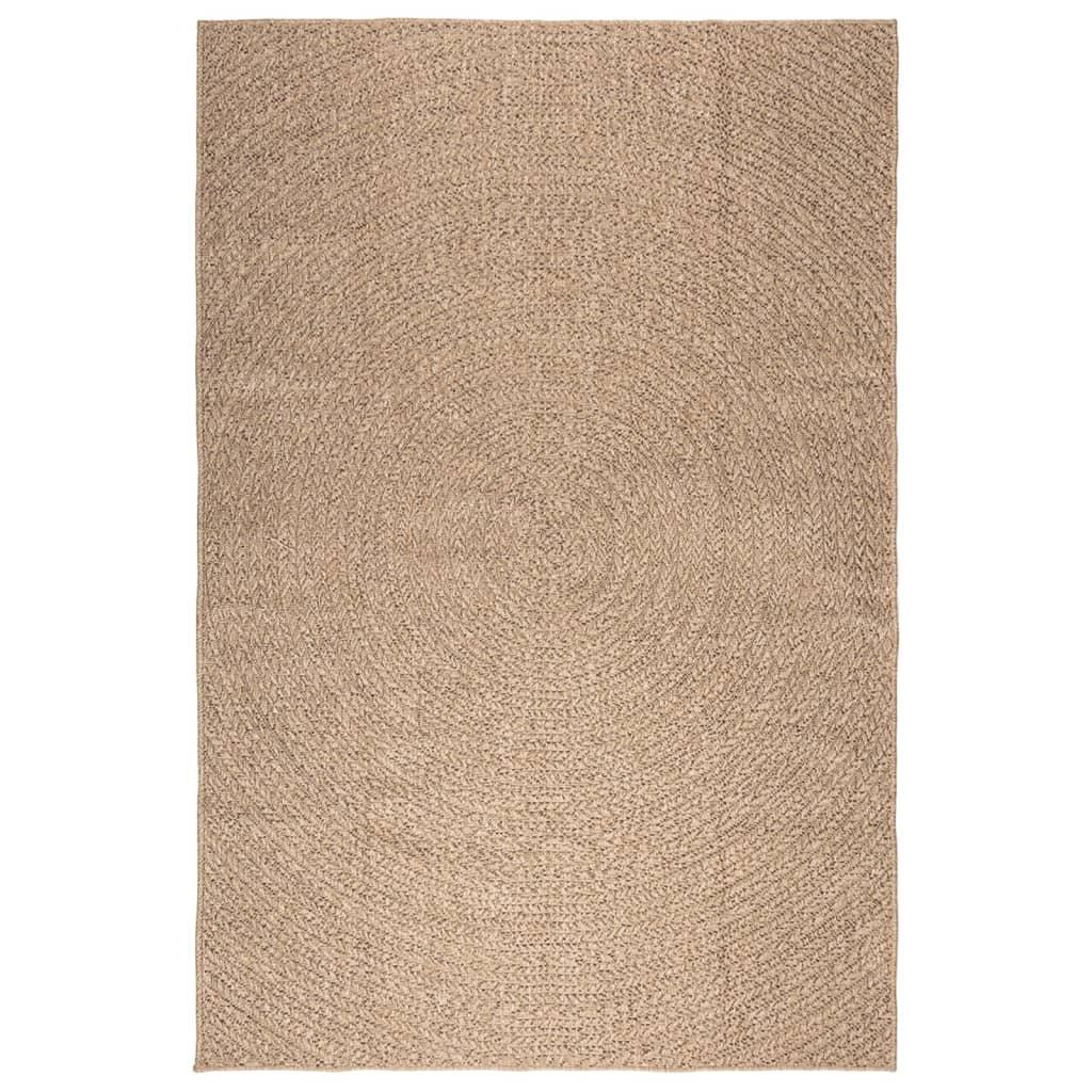Alfombra ZIZUR apariencia de yute interior y exterior 160x230 cm
