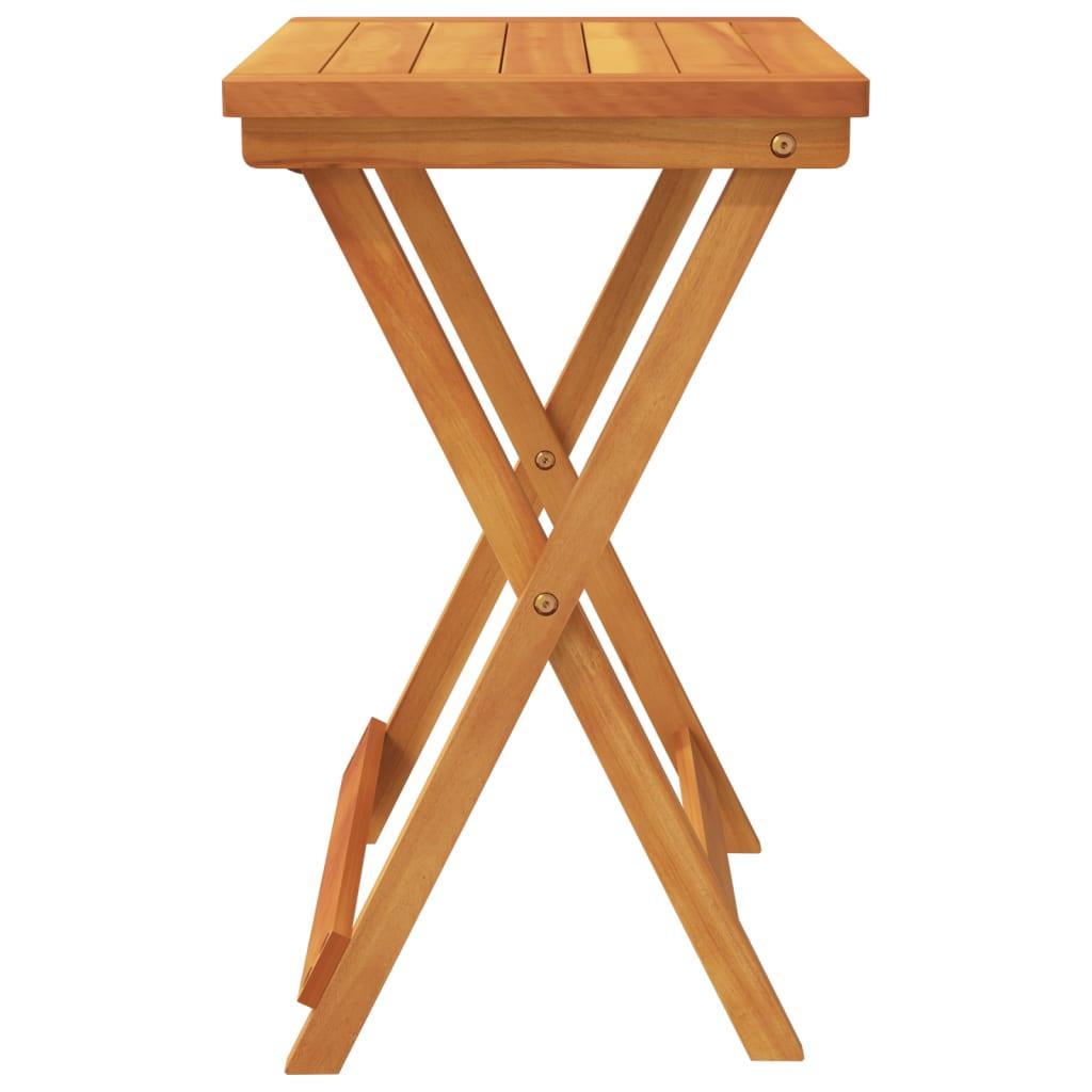 Mesa de jardín plegable madera maciza de acacia