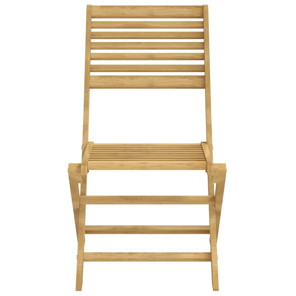 Sillas plegables 2 uds madera acacia