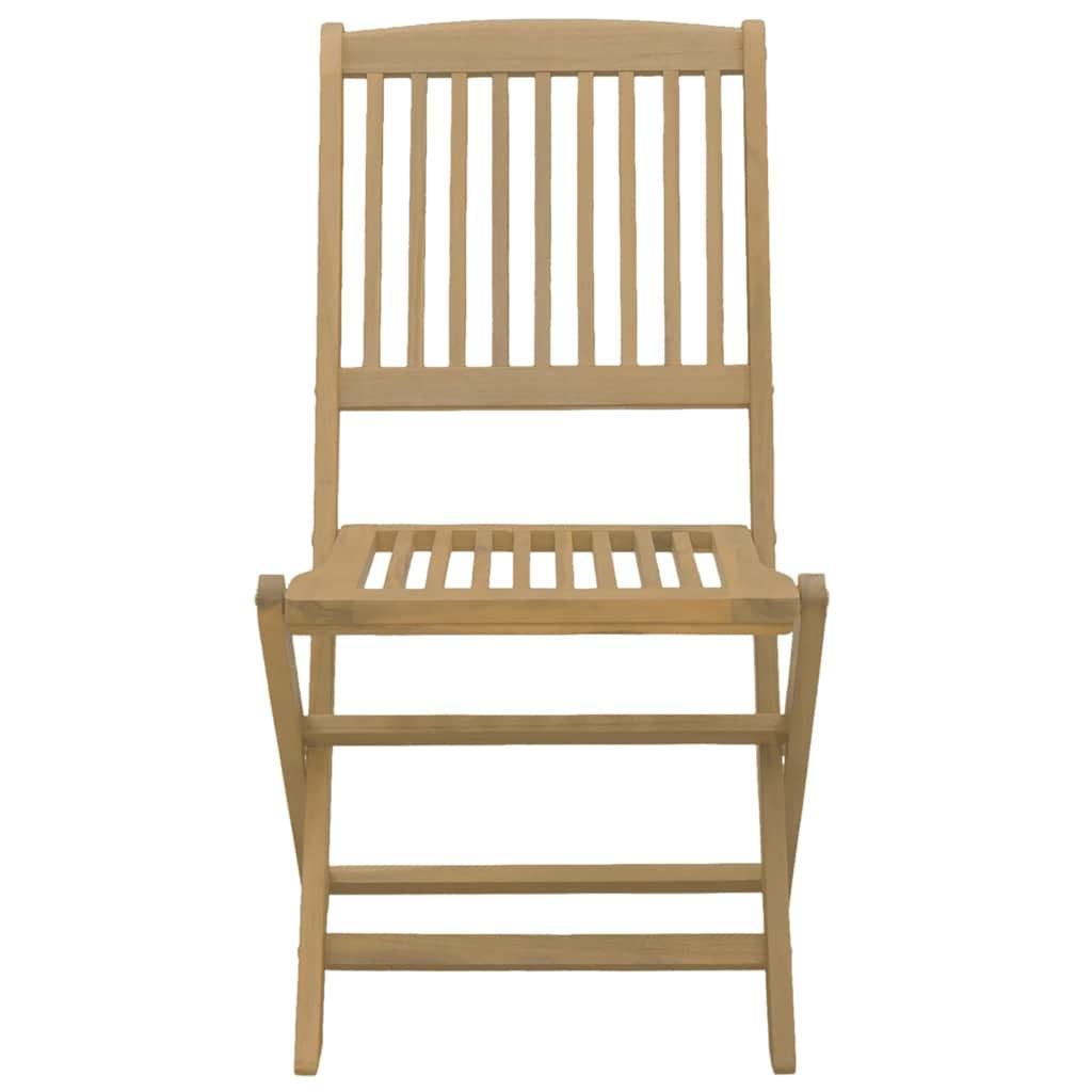 Sillas plegables 2 uds madera acacia
