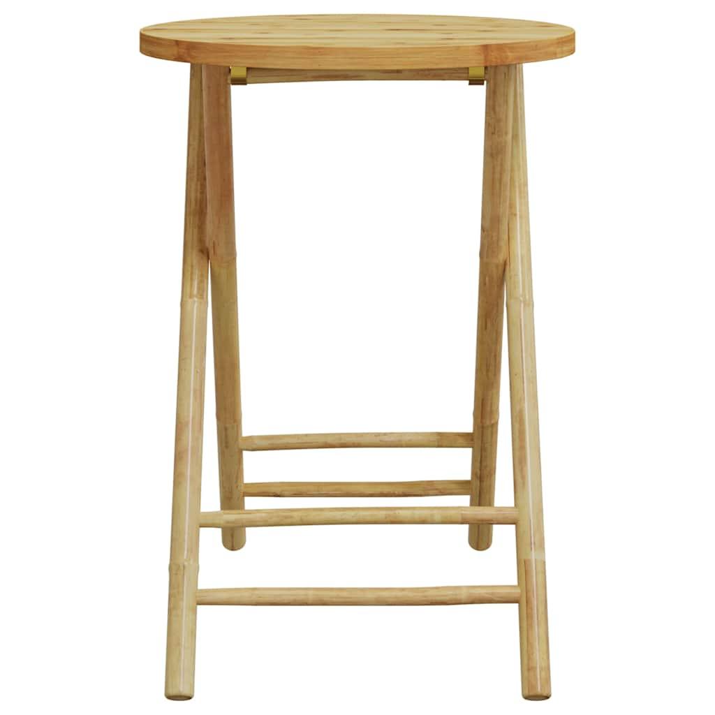 Mesa plegable de jardín de bambú