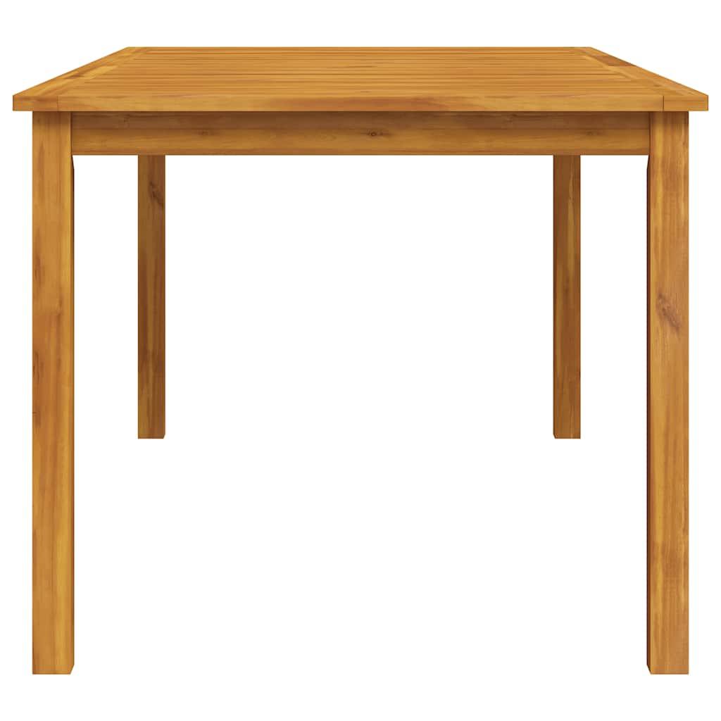 Mesa de comedor de jardín madera maciza de acacia 110x110x75 cm