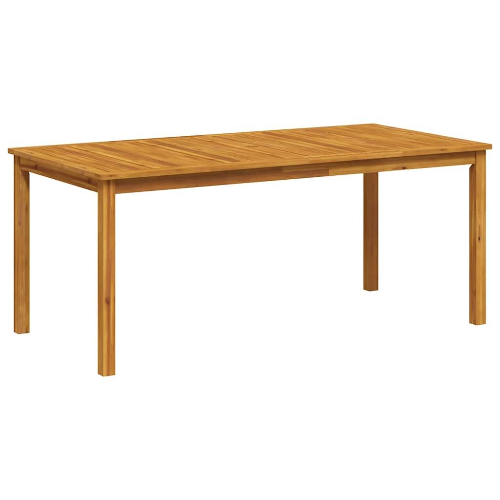 Mesa de comedor de jardín madera maciza de acacia 110x110x75 cm