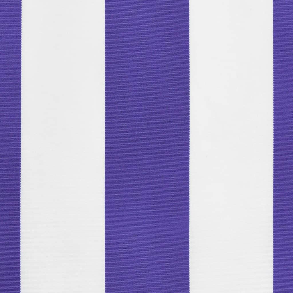 Tela de cenefa de toldo de repuesto rayas amarillo y blanco 280x20 cm