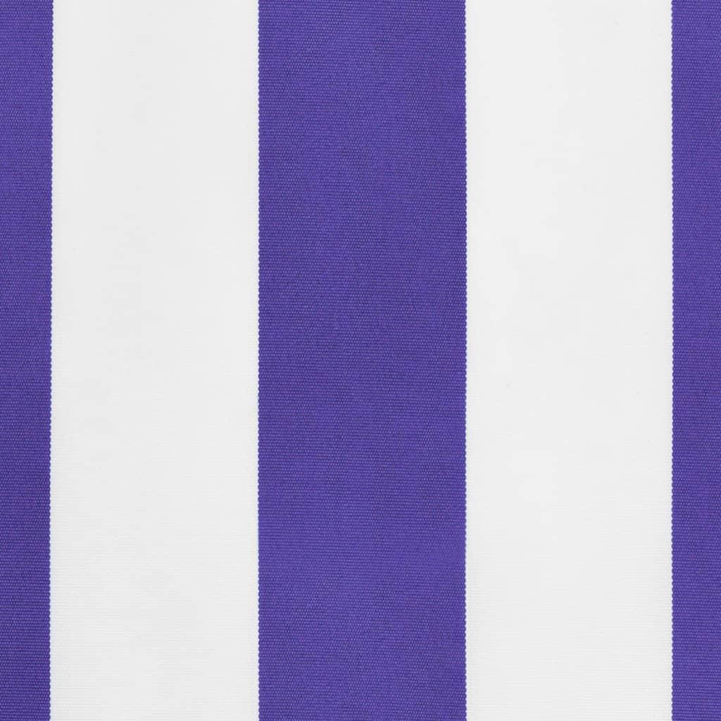 Tela de cenefa de toldo de repuesto rayas amarillo y blanco 280x20 cm