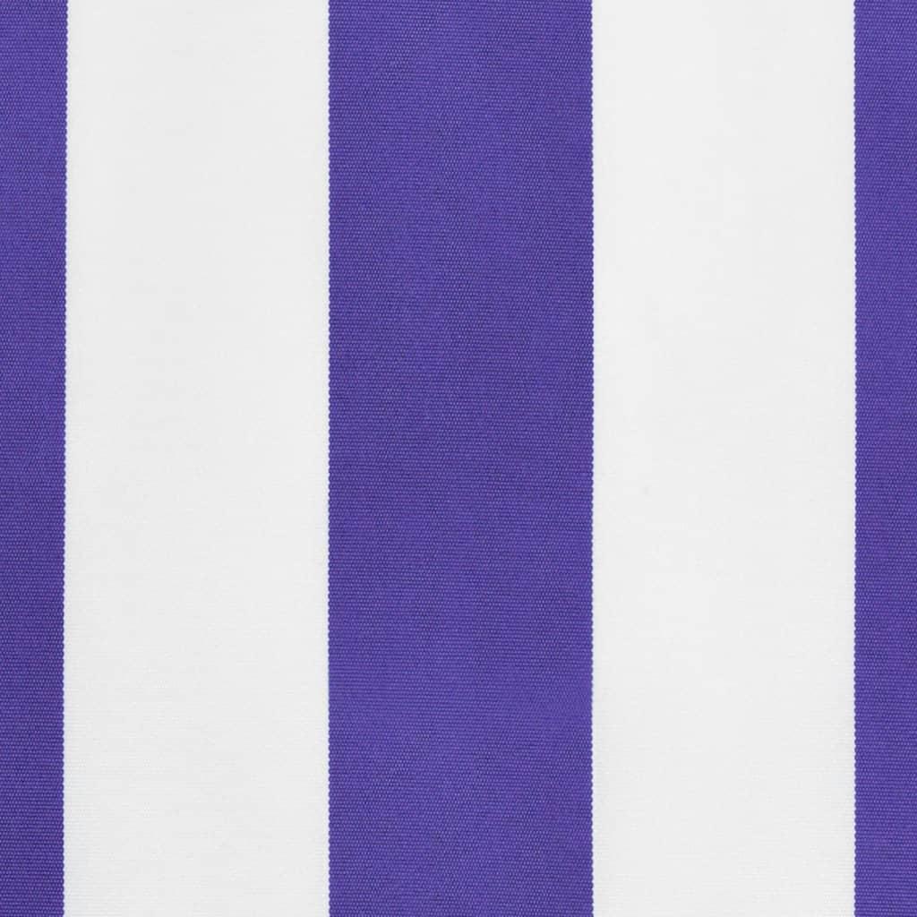 Tela de cenefa de toldo de repuesto rayas amarillo y blanco 280x20 cm