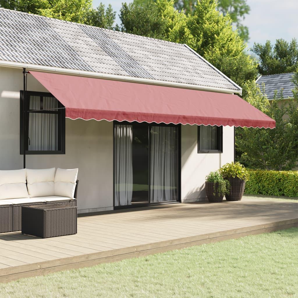 Tela de cenefa de toldo de repuesto rayas amarillo y blanco 280x20 cm