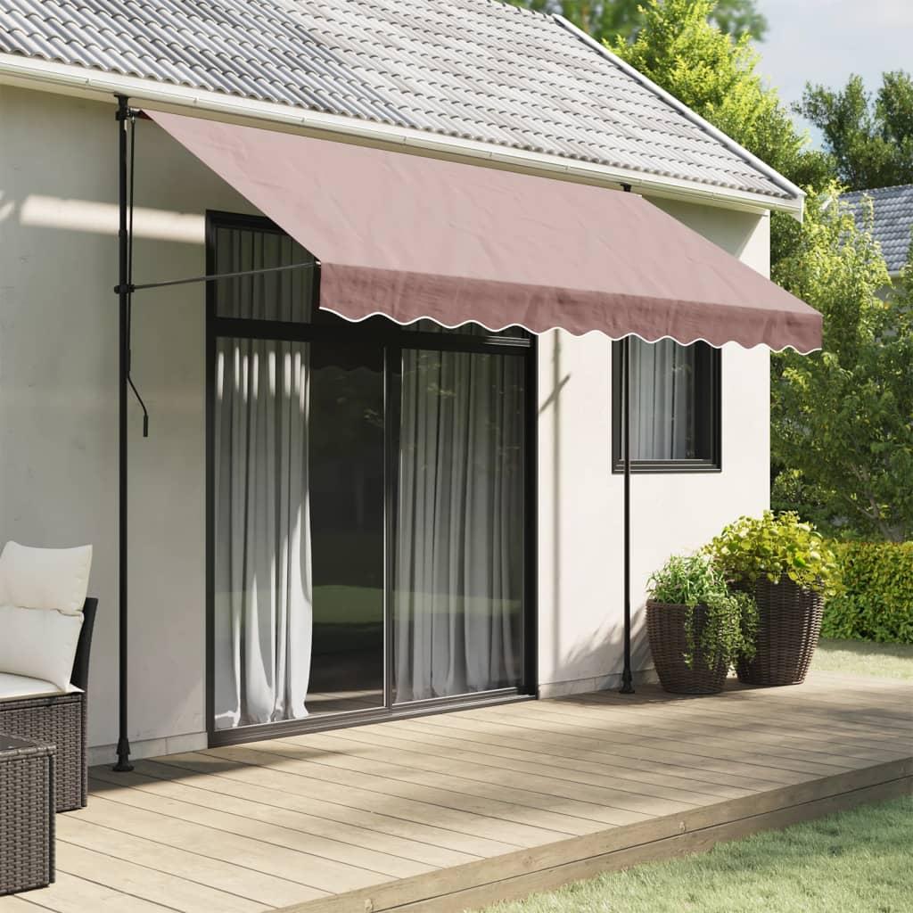 Tela de cenefa de toldo de repuesto rayas amarillo blanco 350 cm