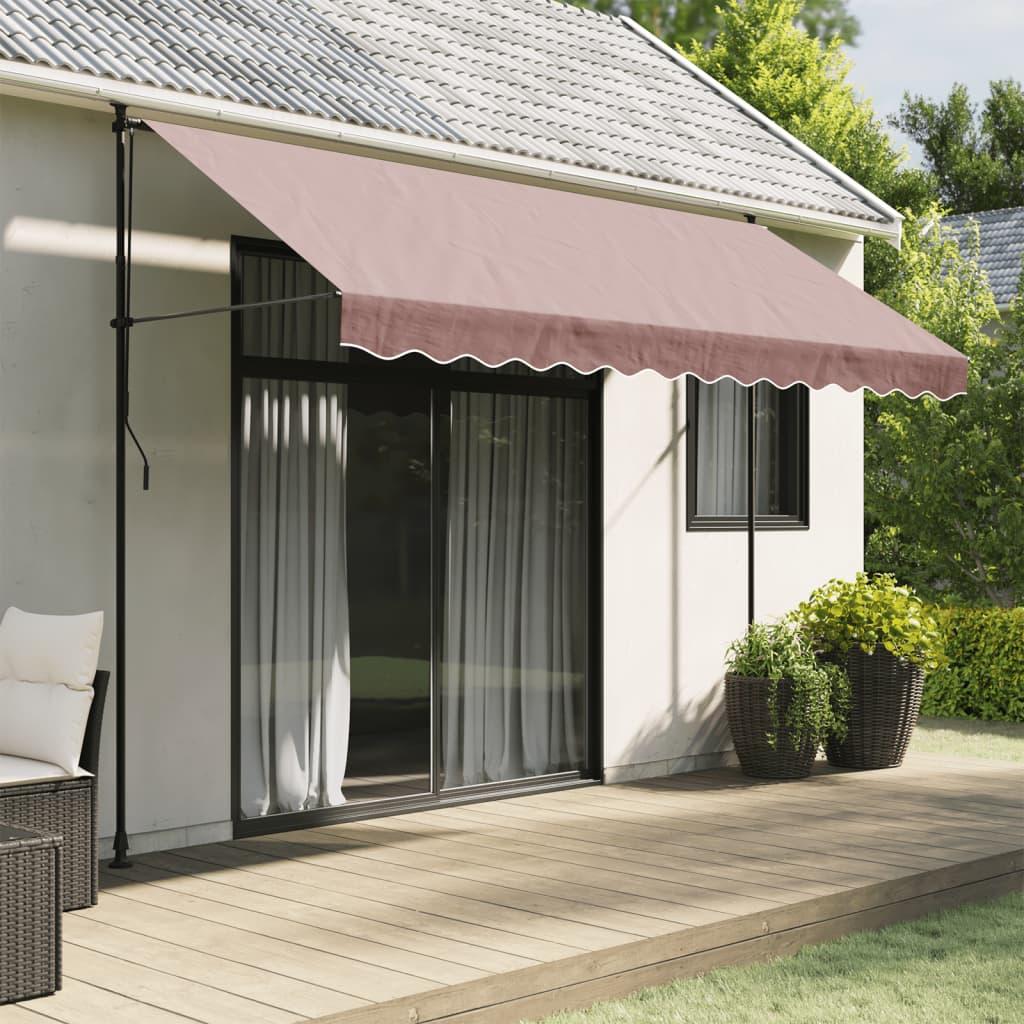 Tela de cenefa de toldo de repuesto rayas amarillo y blanco 280x20 cm