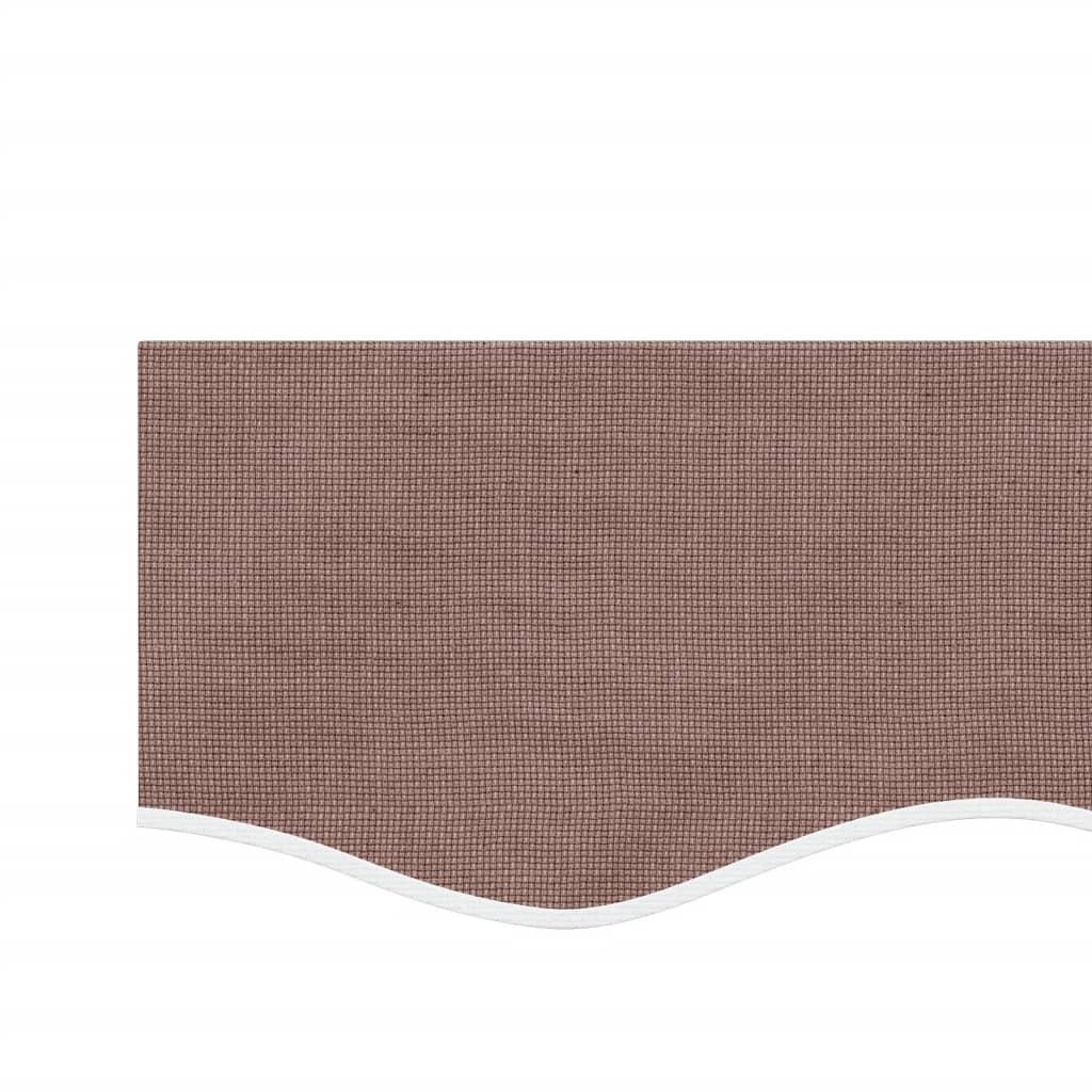 Tela de cenefa de toldo de repuesto rayas amarillo y blanco 280x20 cm