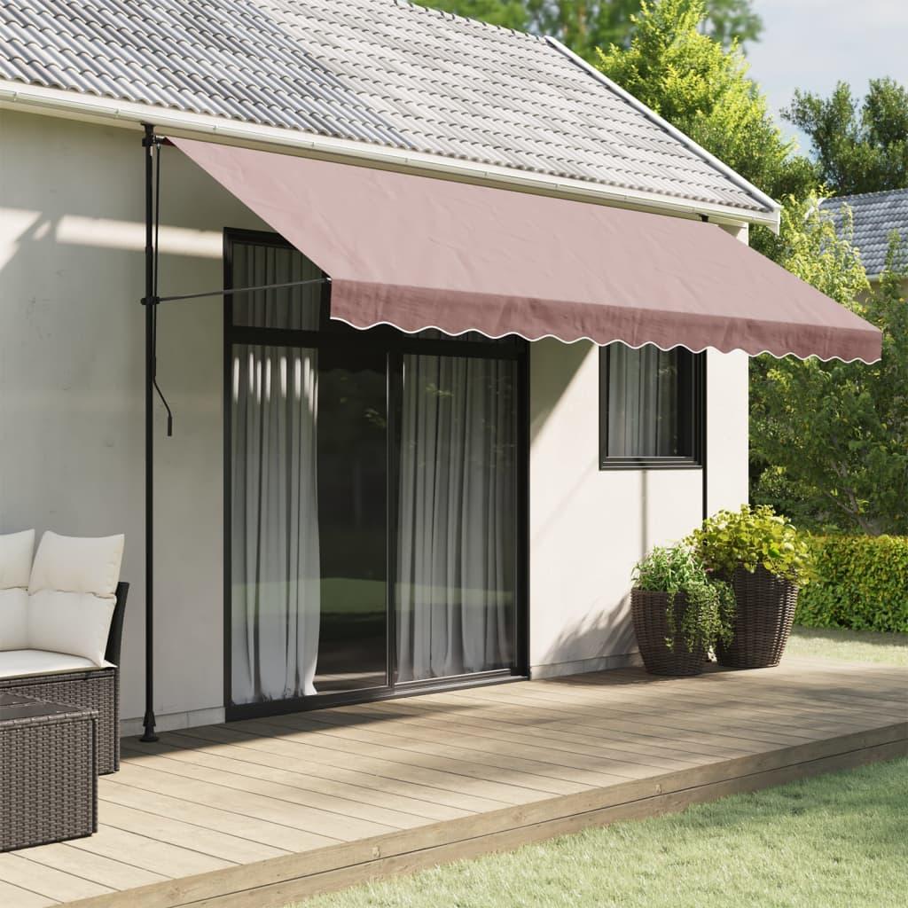 Tela de cenefa de toldo de repuesto rayas amarillo blanco 350 cm