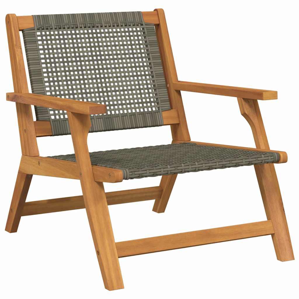 Muebles de jardín 2 pcs Gris 67 x 78 x 73 cm