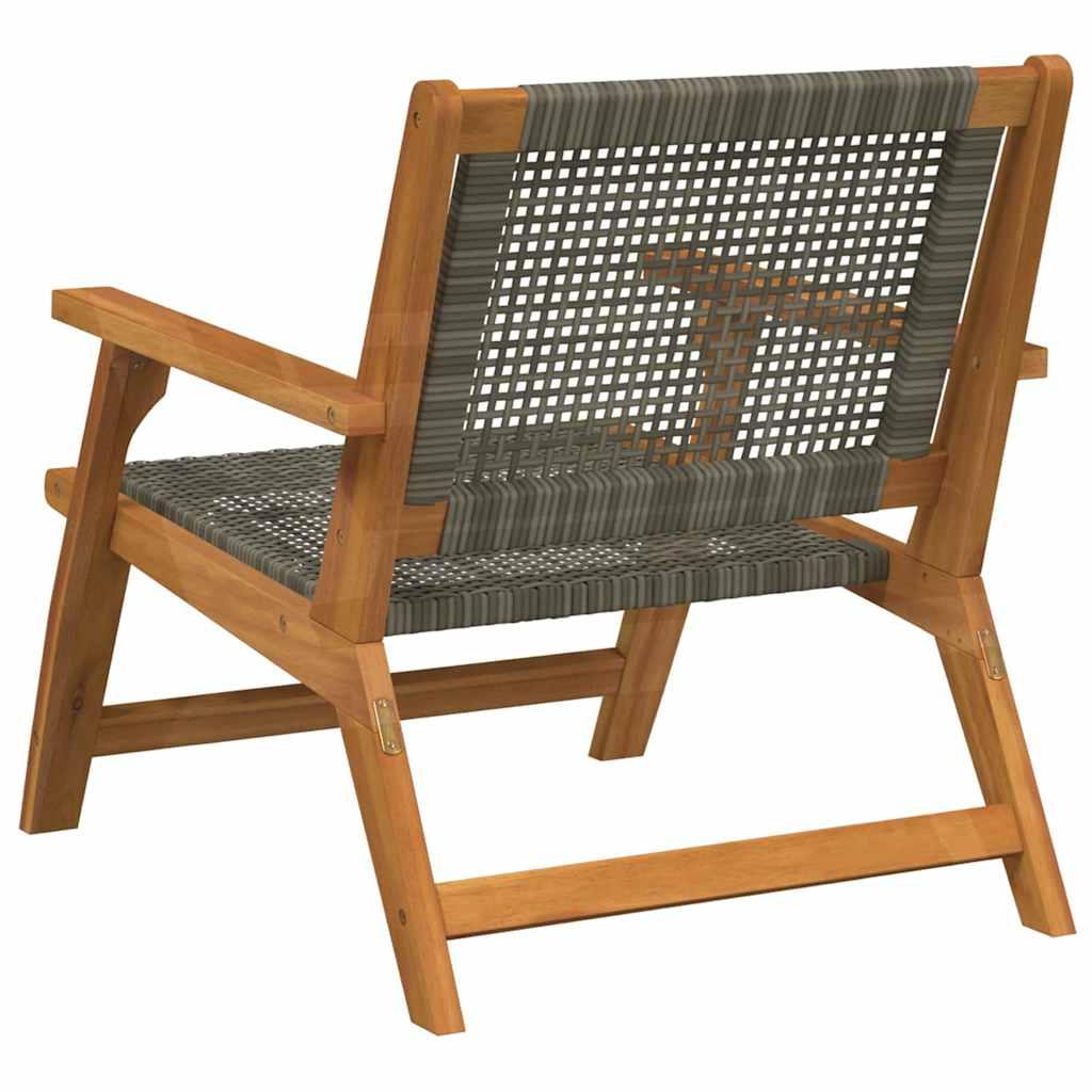 Muebles de jardín 2 pcs Gris 67 x 78 x 73 cm