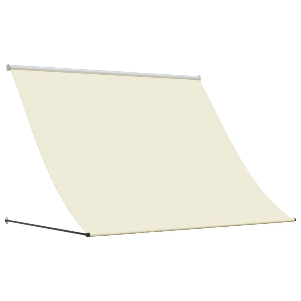 Toldo retráctil de tela y acero gris antracita 150x150 cm