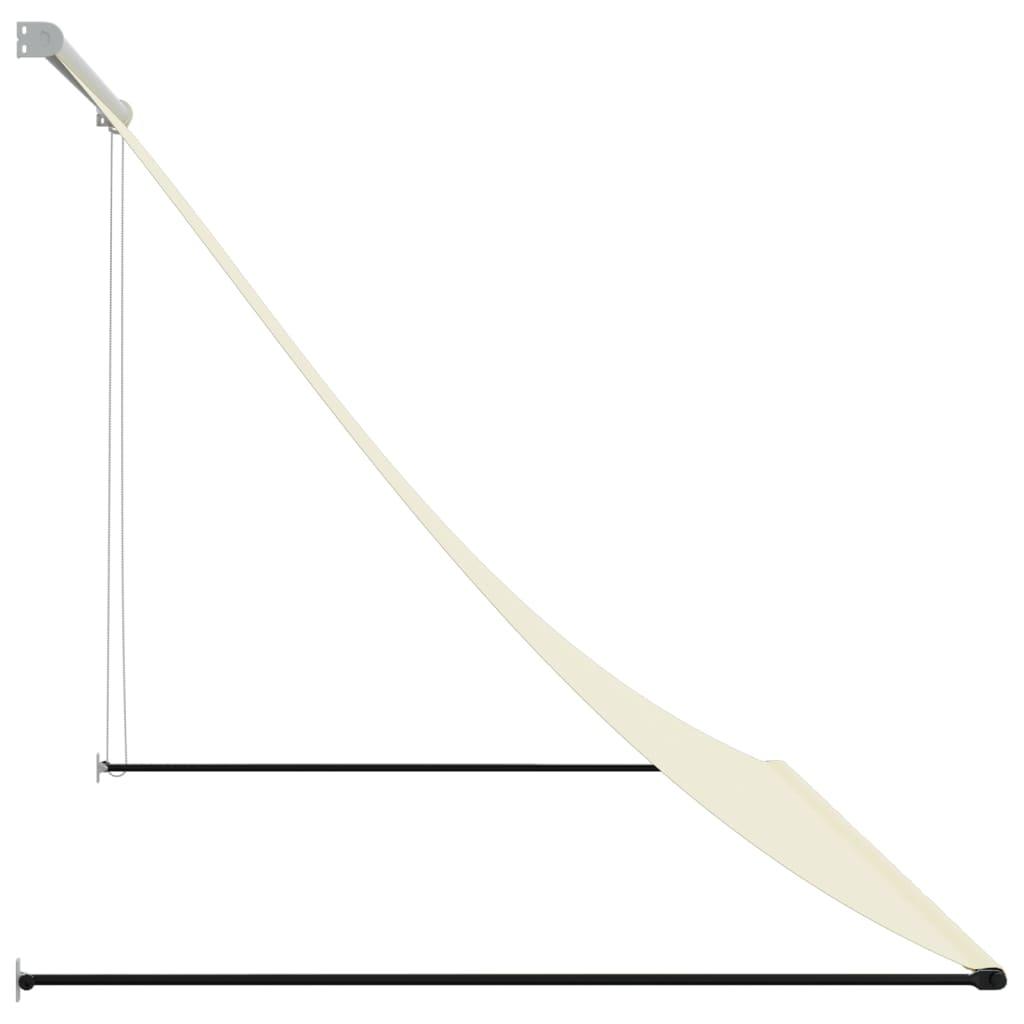 Toldo retráctil de tela y acero gris antracita 200x150 cm