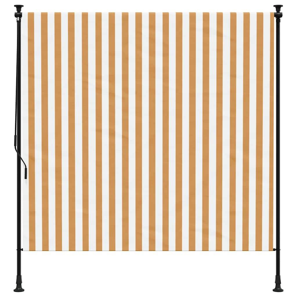 Persiana enrollable exterior tela acero azul blanco 200x270 cm