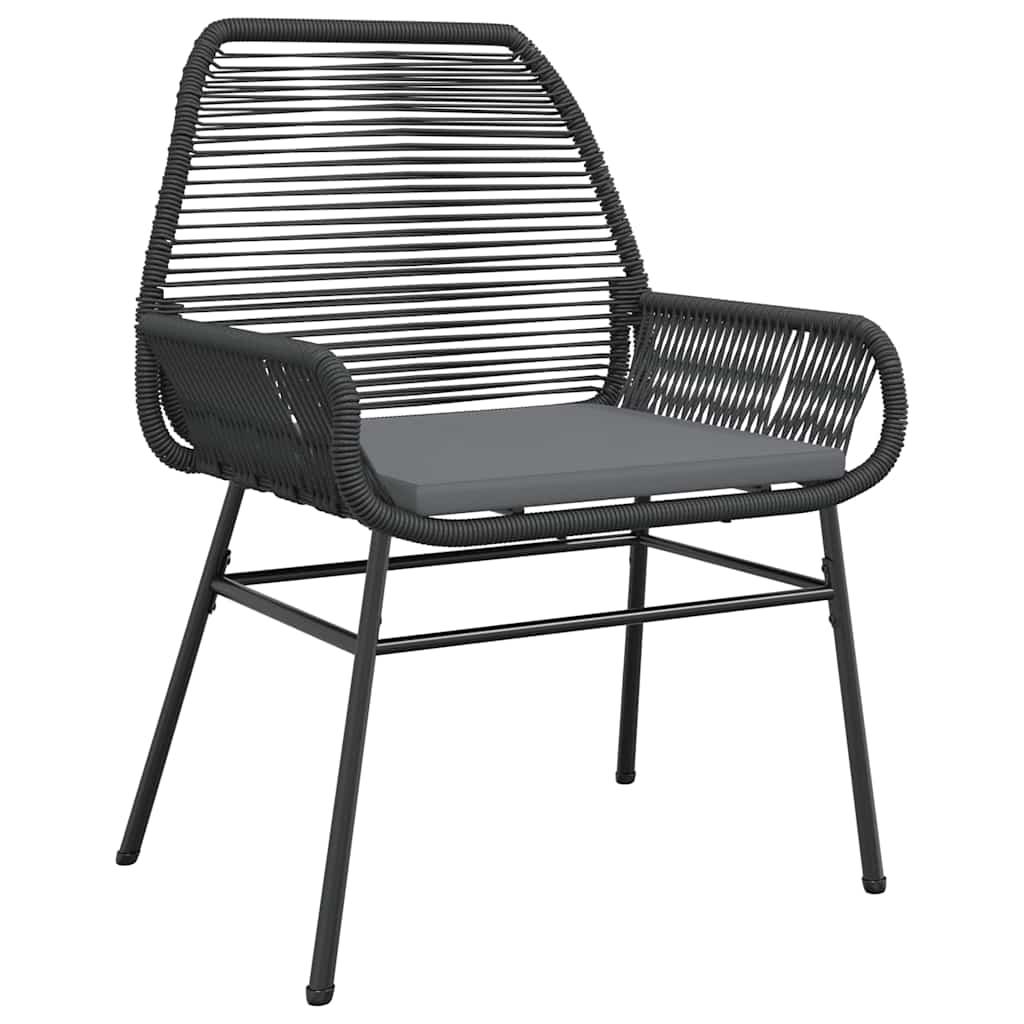 Sillones de jardín con cojines 2 uds ratán sintético marrón