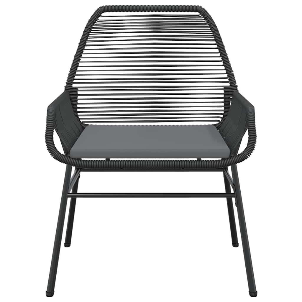 Sillones de jardín con cojines 2 uds ratán sintético marrón
