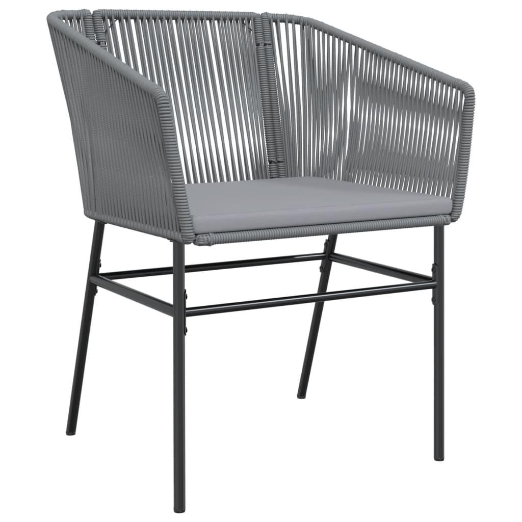 Sillones de jardín con cojines 2 uds ratán sintético marrón