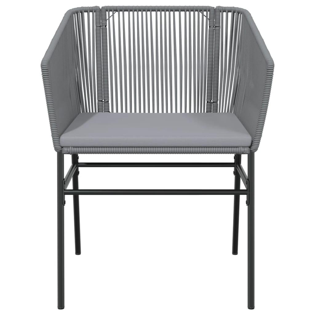 Sillones de jardín con cojines 2 uds ratán sintético marrón