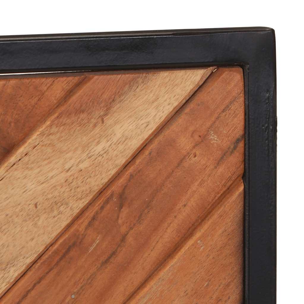 Percheros 2 uds madera madera maciza de acacia 35x1x90 cm