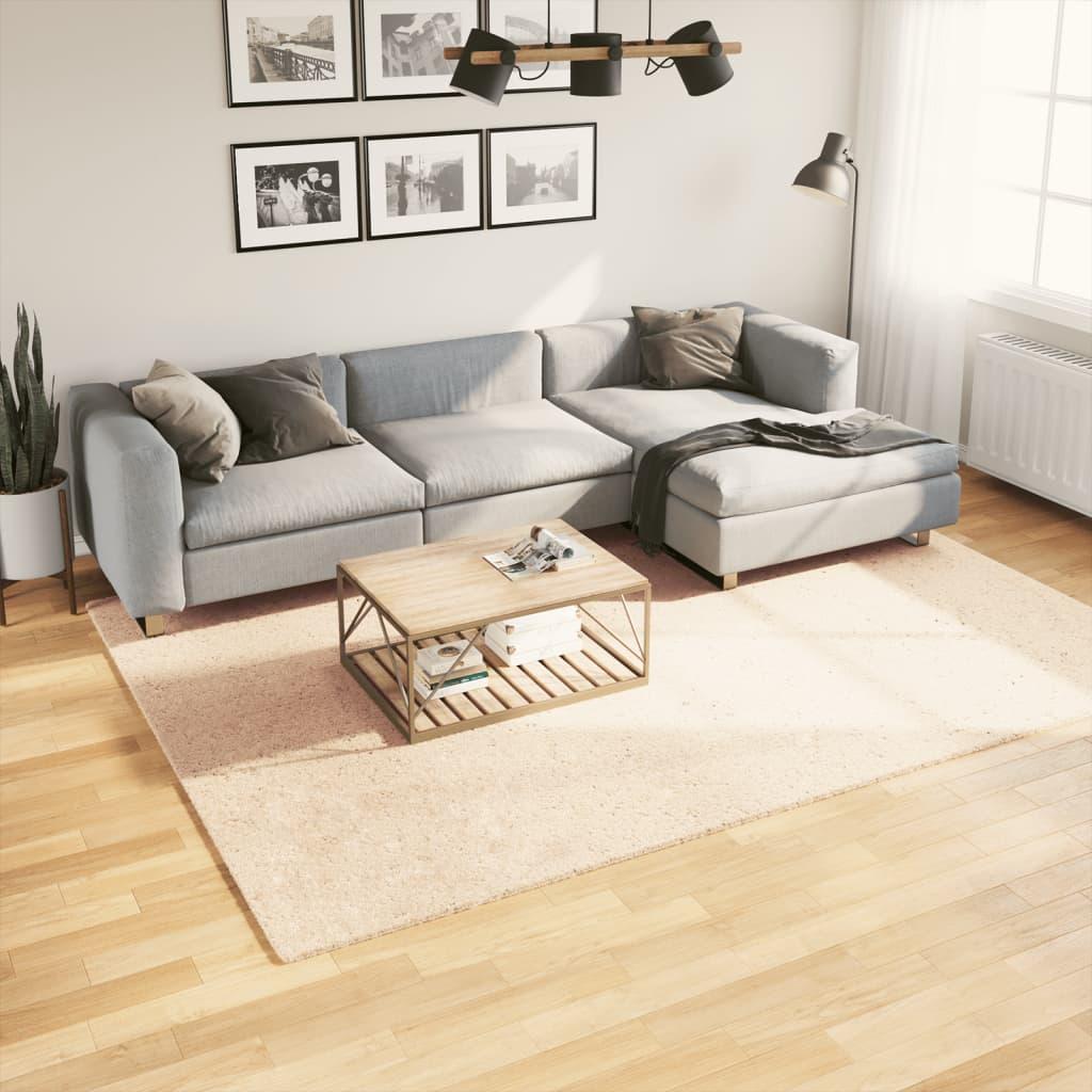 Alfombra de pelo corto suave lavable HUARTE antracita 200x280cm