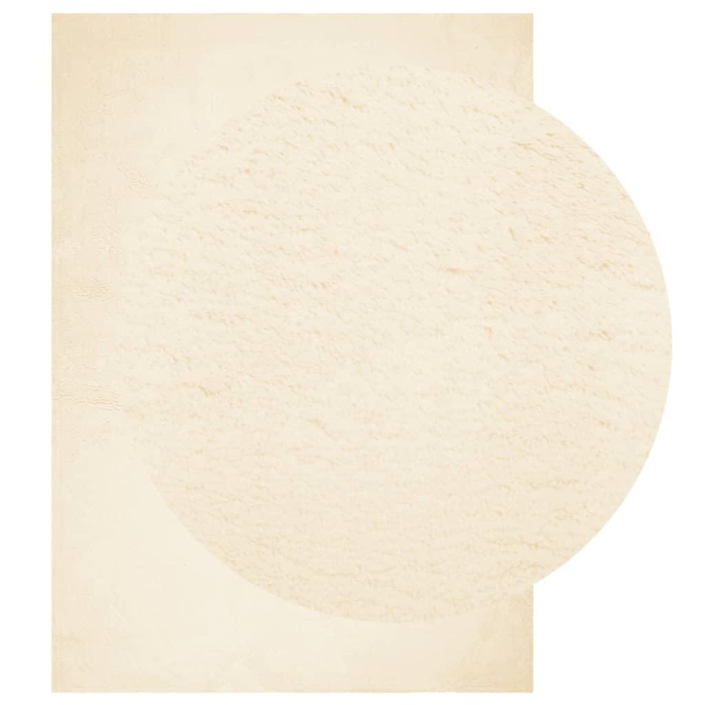Alfombra de pelo corto suave lavable HUARTE antracita 200x280cm