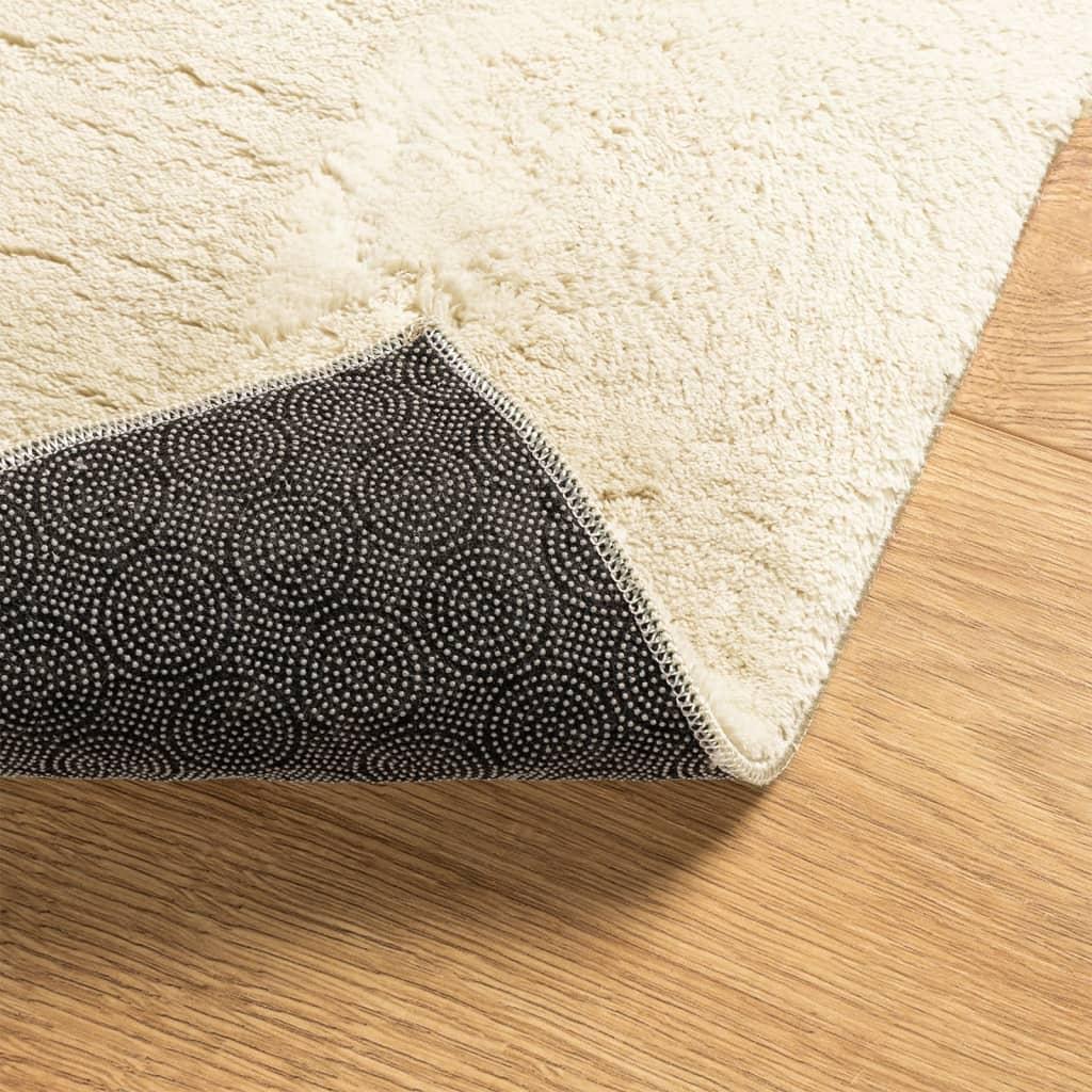 Alfombra de pelo corto suave lavable HUARTE antracita 200x280cm