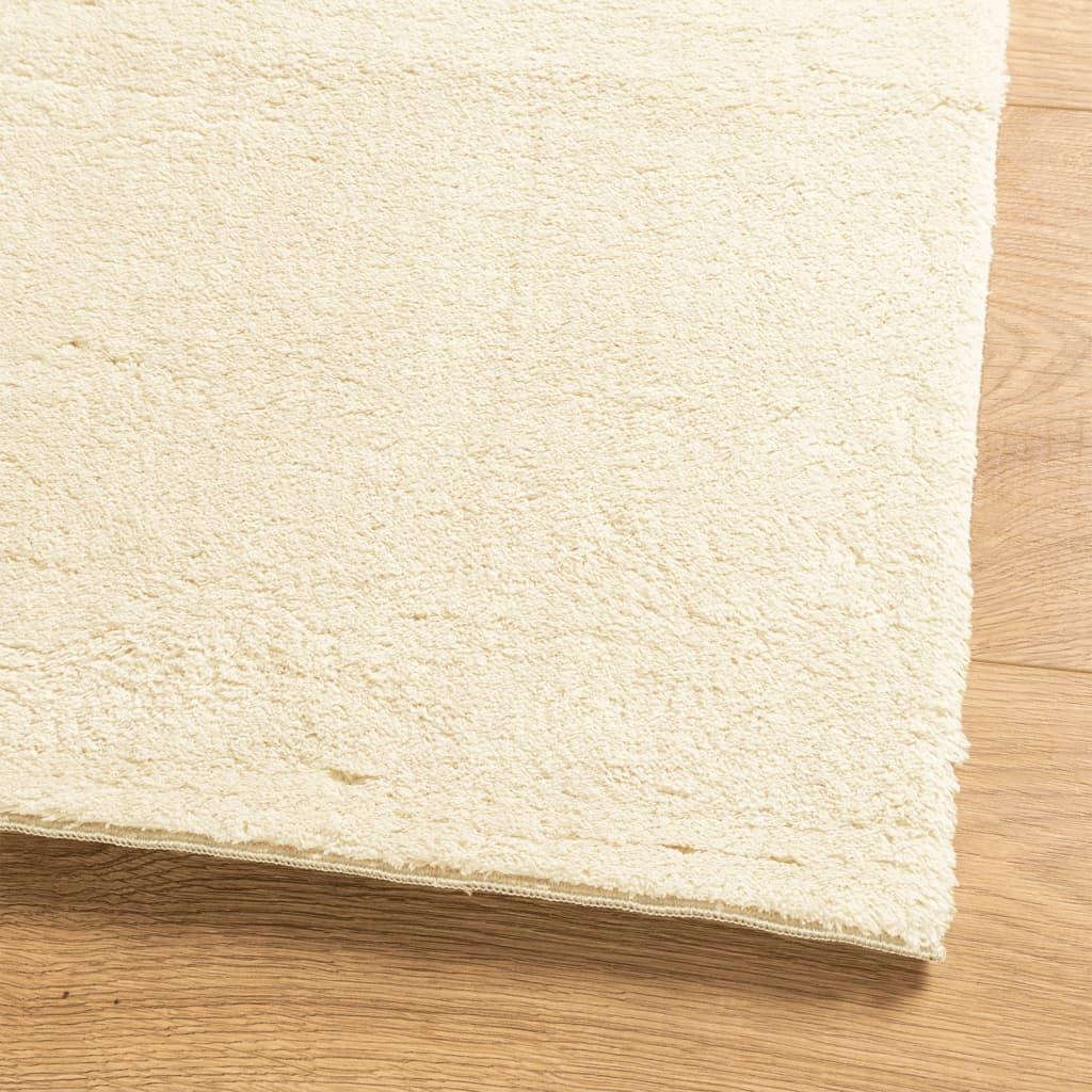 Alfombra de pelo corto suave lavable HUARTE antracita 240x240cm