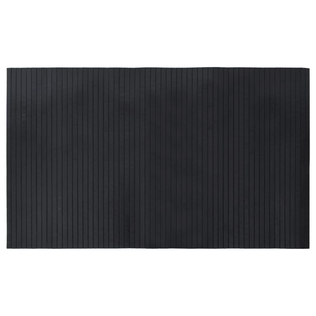 Alfombra rectangular bambú color natural claro 60x100 cm
