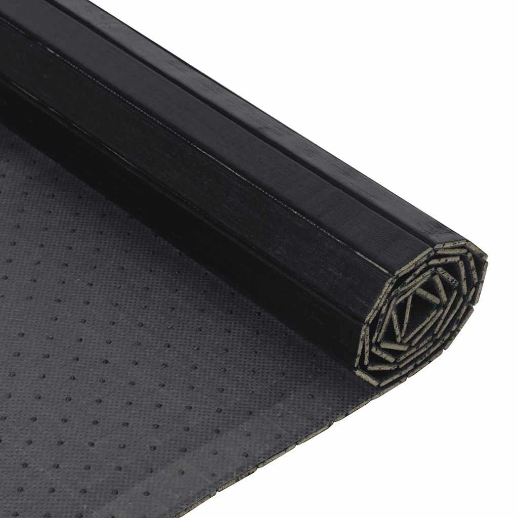 Alfombra rectangular bambú 100x100 cm