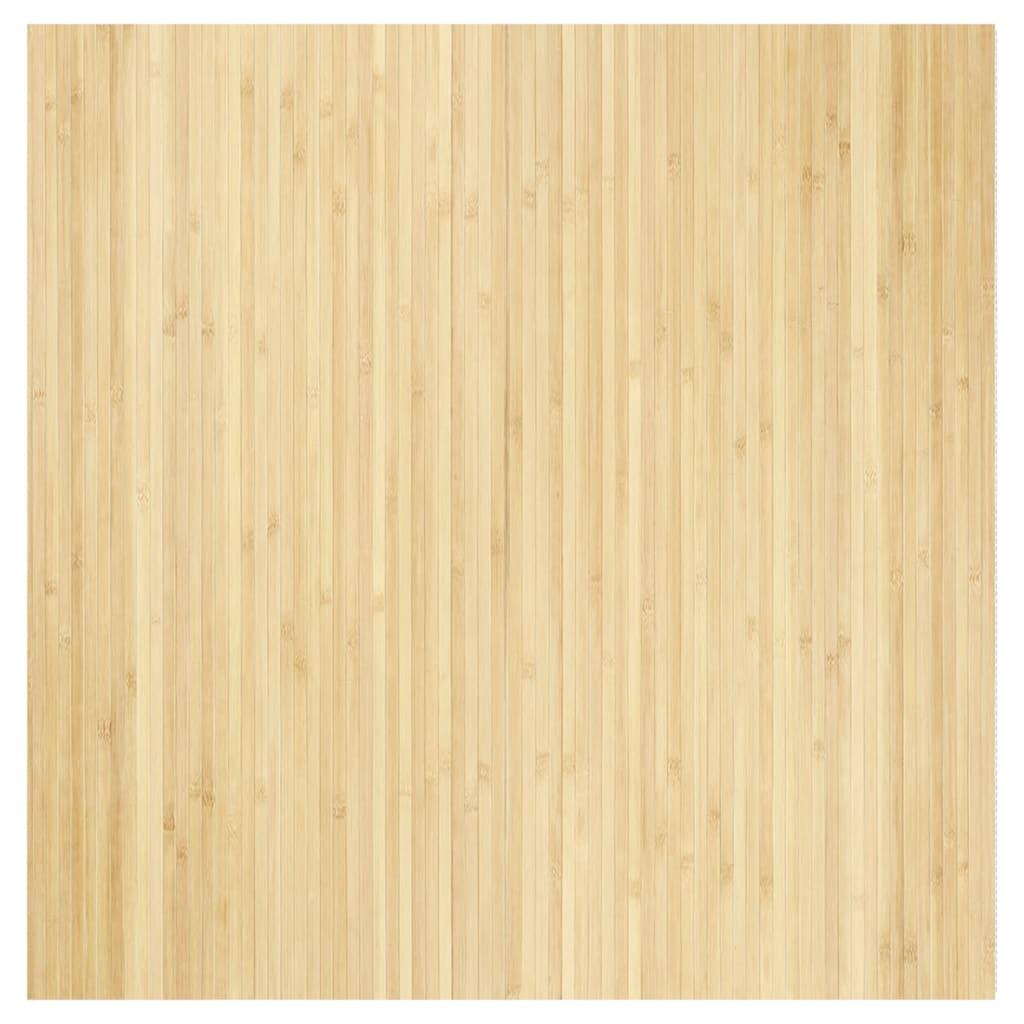 Alfombra rectangular bambú 100x100 cm