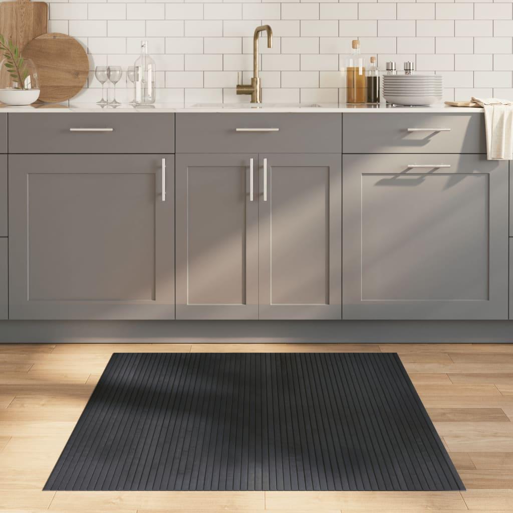 Alfombra rectangular bambú 100x100 cm