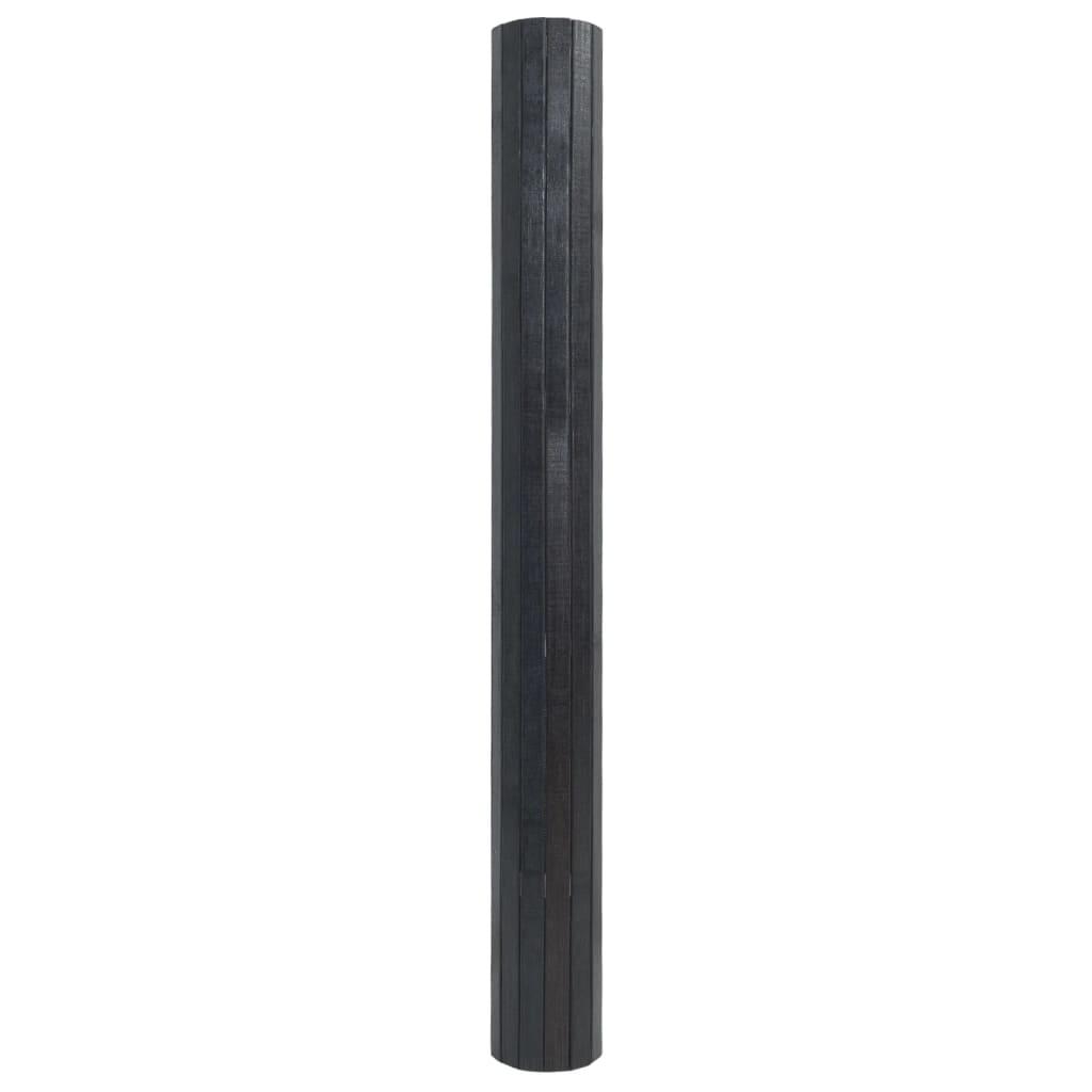 Alfombra rectangular bambú 100x100 cm