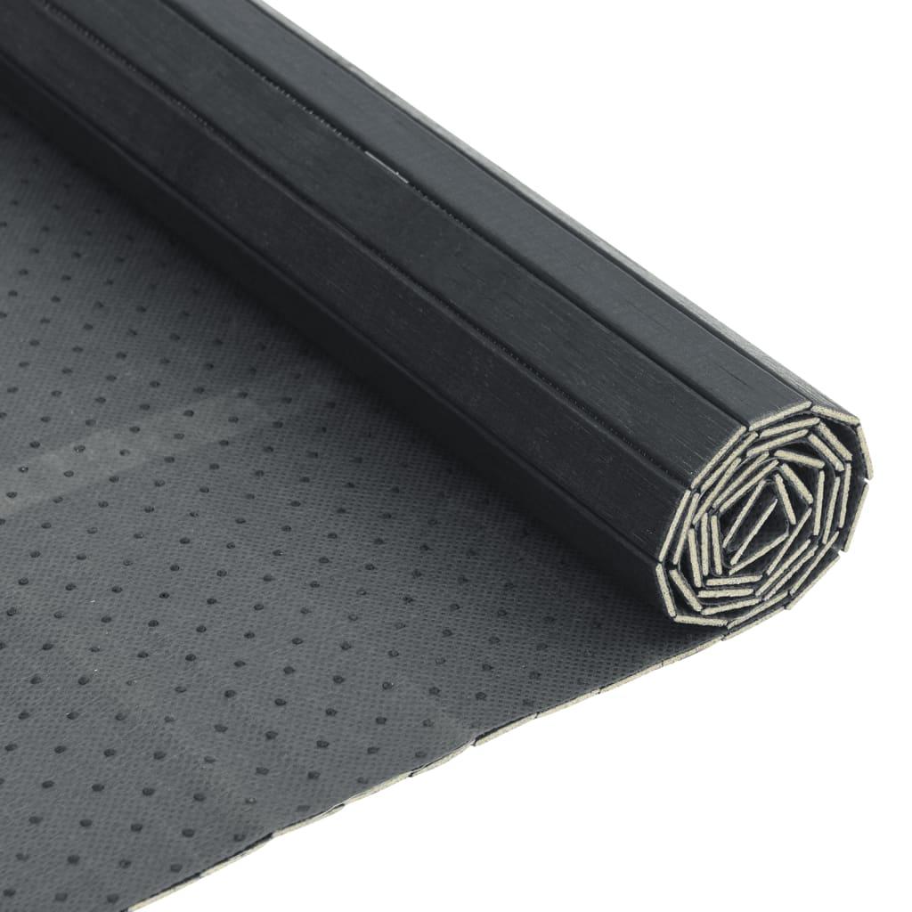 Alfombra rectangular bambú 100x100 cm