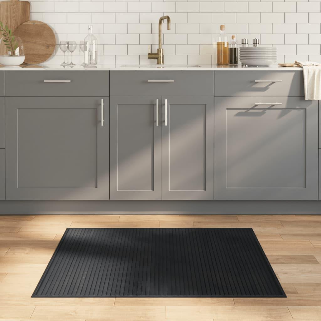Alfombra rectangular bambú 80x100 cm