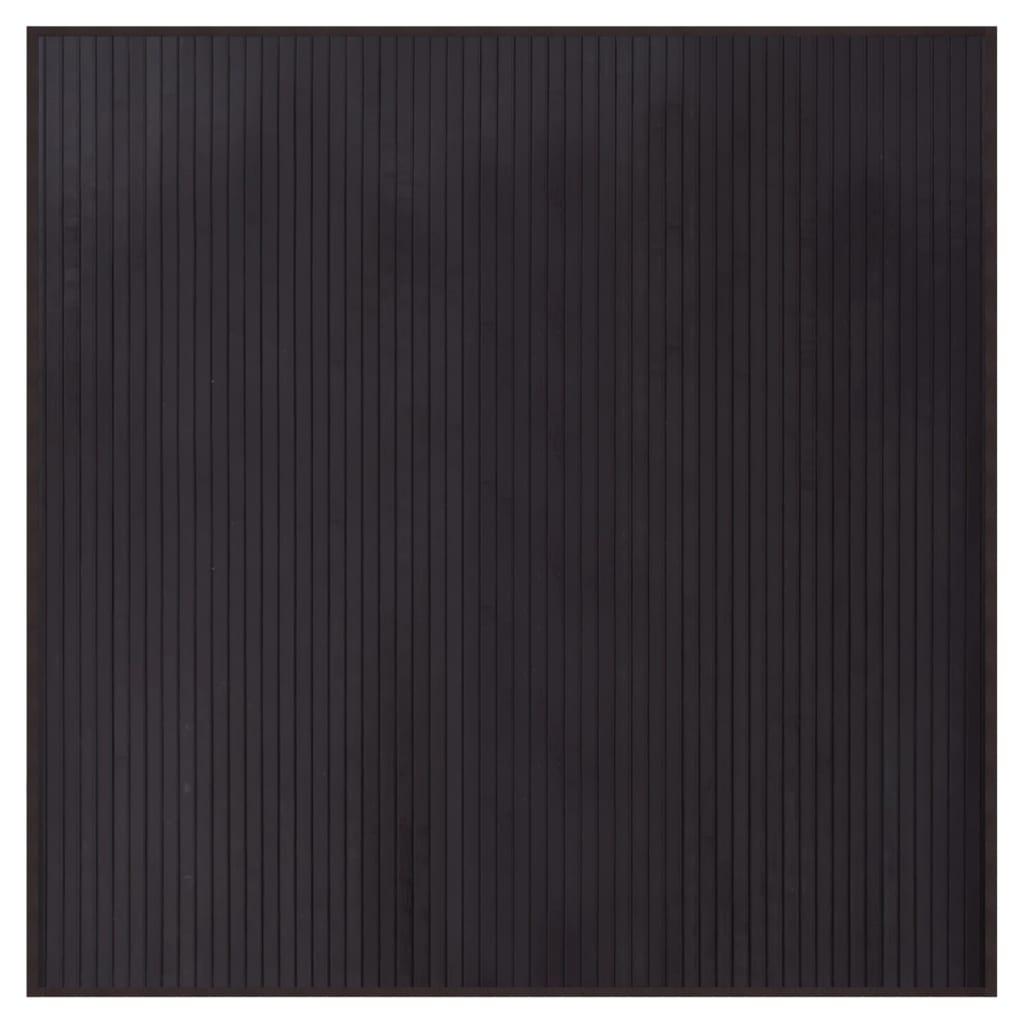 Alfombra cuadrada bambú 100x100 cm