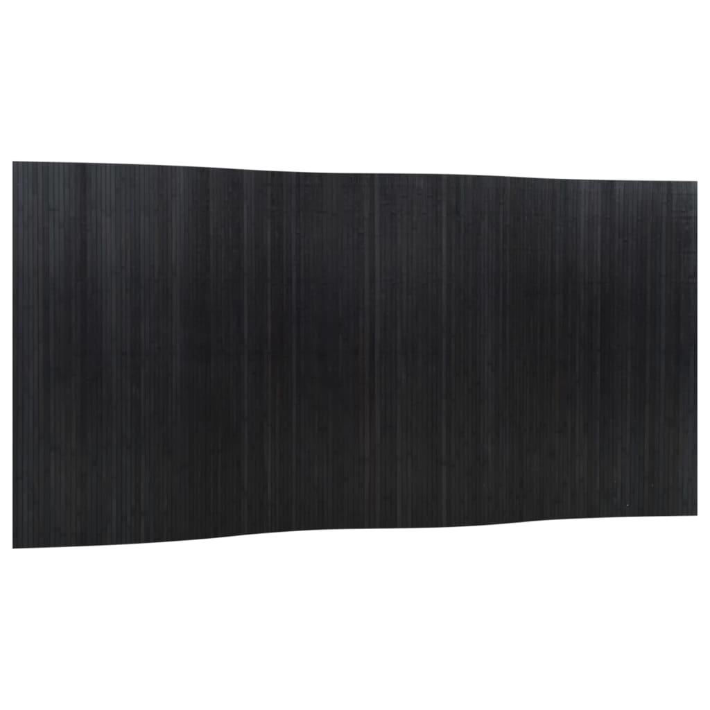 Biombo divisor de bambú color natural claro ancho 600 cm alto 165 cm