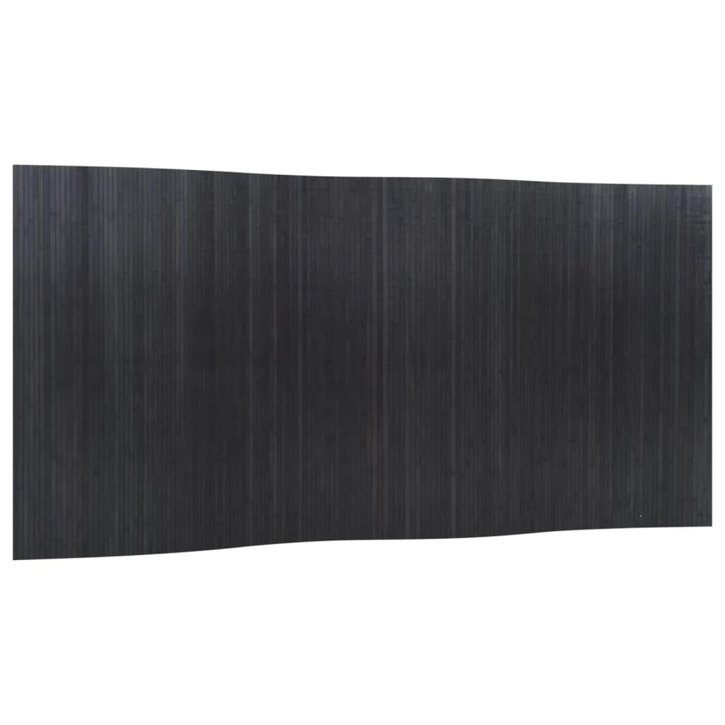 Biombo divisor de bambú color natural claro ancho 600 cm alto 165 cm