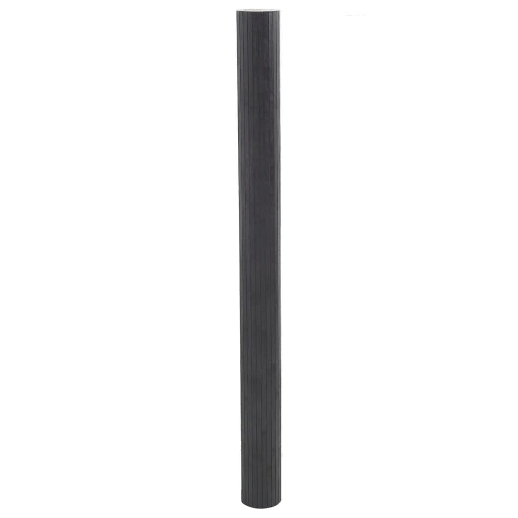 Biombo divisor de bambú color natural claro ancho 600 cm alto 165 cm
